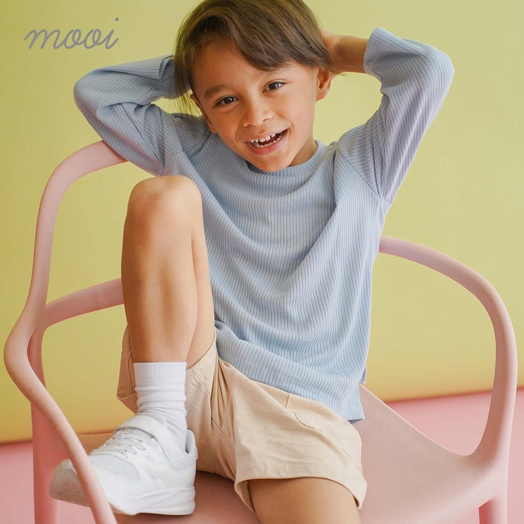 Mooi Sweater Anak Unisex Sweatshirt Rib