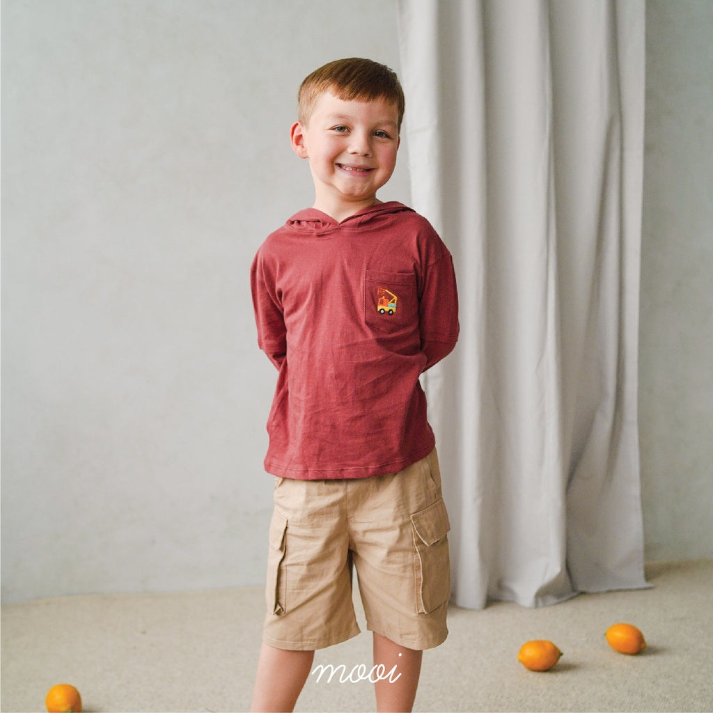 Mooi Atasan Hoodie Panjang Anak Jasper Hoodie