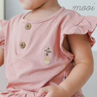 Mooi Setelan Bayi Jessie Button Ruffle Set