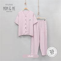 Mooi Piyama Wanita Basic Long Set Bamboo Viscose