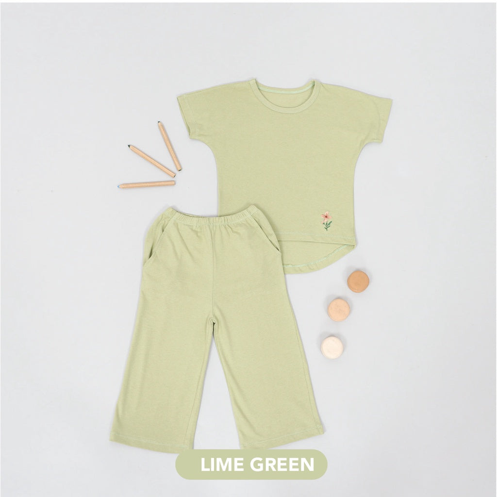 Mooi Setelan Anak Perempuan Kulot Alice Set