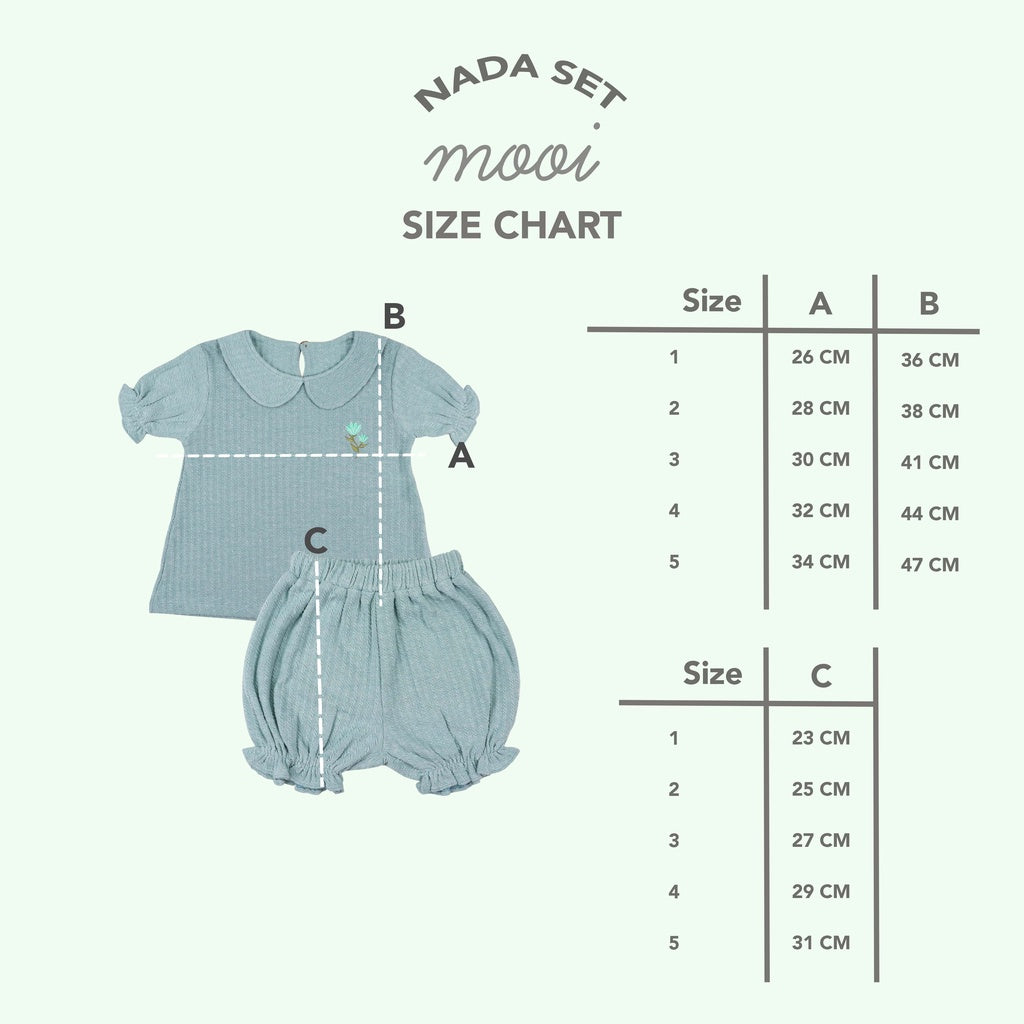 Mooi Setelan Anak Perempuan Nada Set