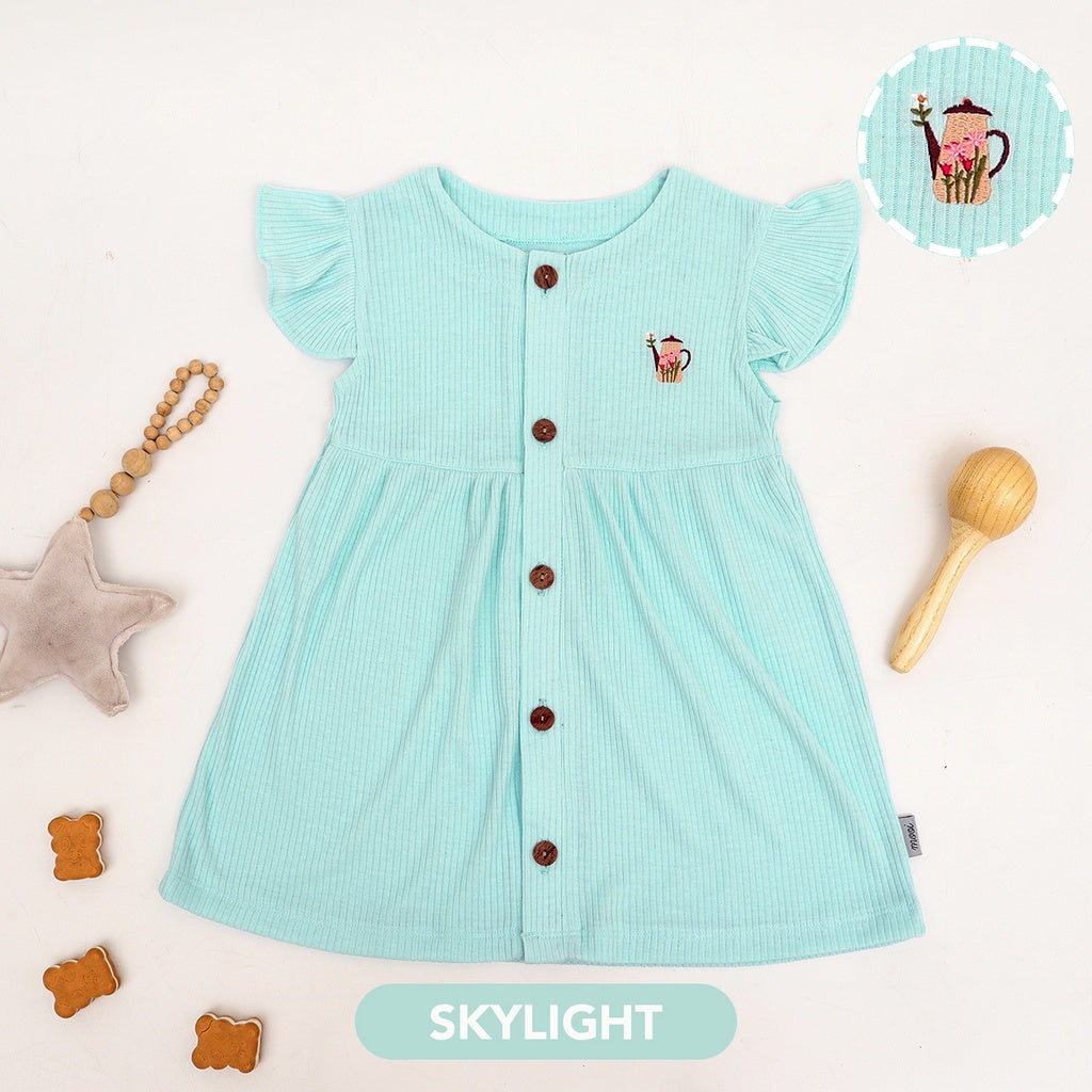 Mooi Dress Anak Perempuan Yuna Rib Dress