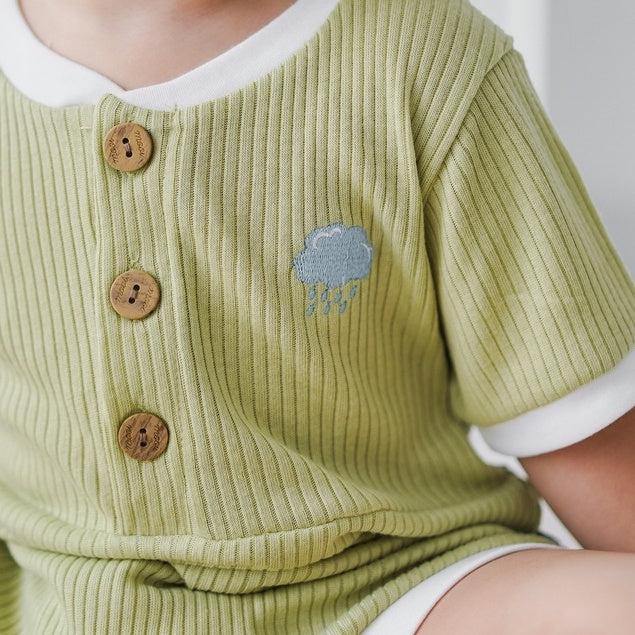 Mooi Jumper Bayi Lilo Rib Romper Baby