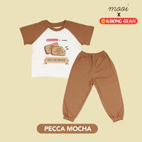 Mooi x Khong Guan Setelan Anak Long Graphic Set