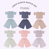 Mooi Setelan Anak Perempuan Noora Sleeve Ruffle Set