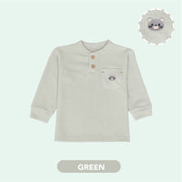 Mooi Sweater Anak Ara Pocket Waffle Top