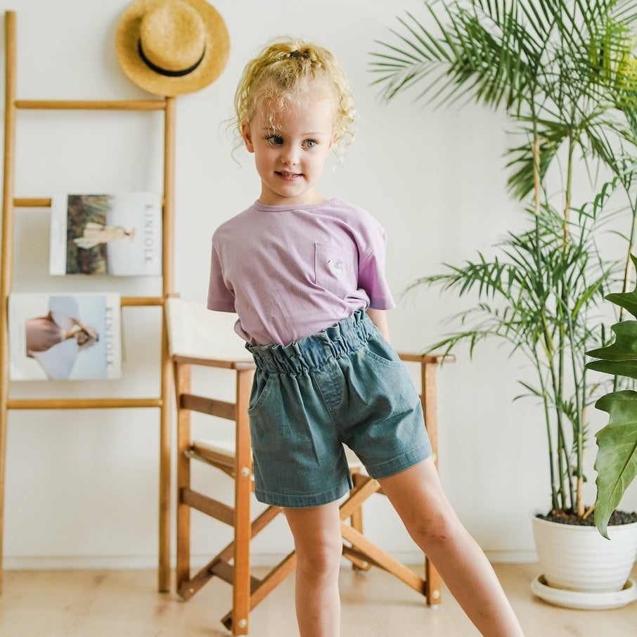 Mooi Celana Jeans Anak Perempuan Kids Denim Shorts Girl