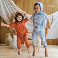 Mooi Setelan Anak Hoodie Unisex Hoodie Set