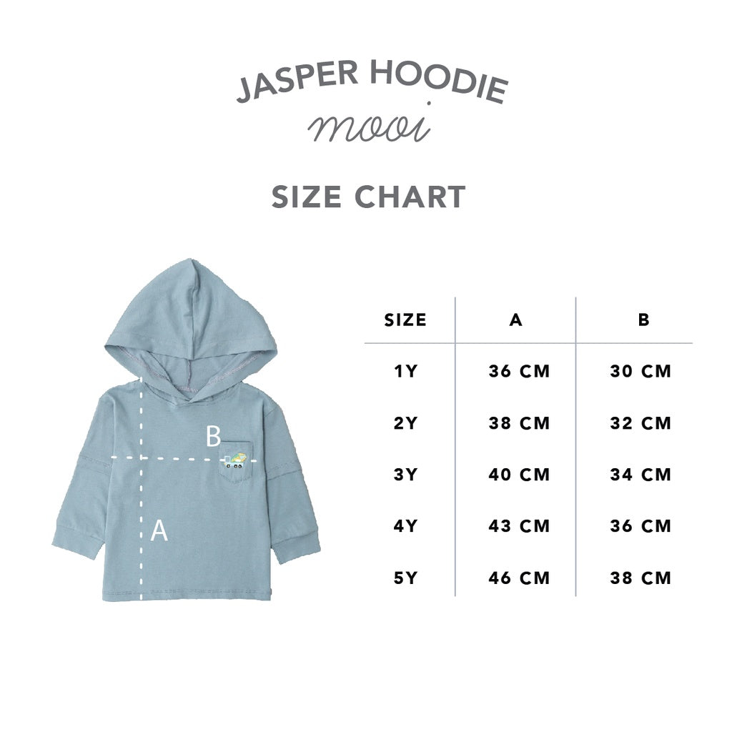 Mooi Atasan Hoodie Panjang Anak Jasper Hoodie