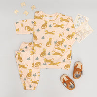 Mooi Printed Jogger Pants Celana Jogger Anak (LEOPARD)