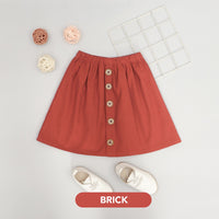 Mooi Rok Anak Perempuan Mikka Button Skirt