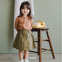 Mooi Rok Anak Perempuan Mikka Button Skirt