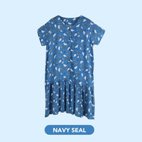 Mooi Piyama Dewasa Dress Collar Mom