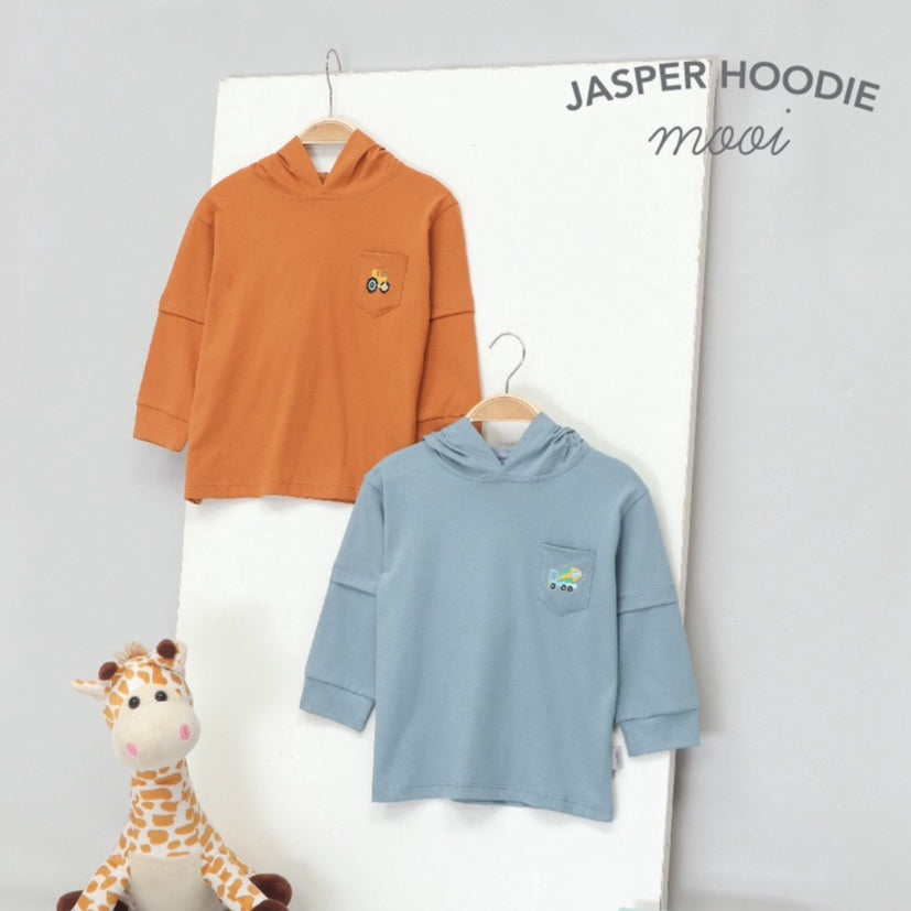 Mooi Atasan Hoodie Panjang Anak Jasper Hoodie