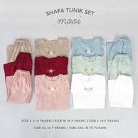 Mooi Setelan Anak Perempuan Shafa Tunik Set