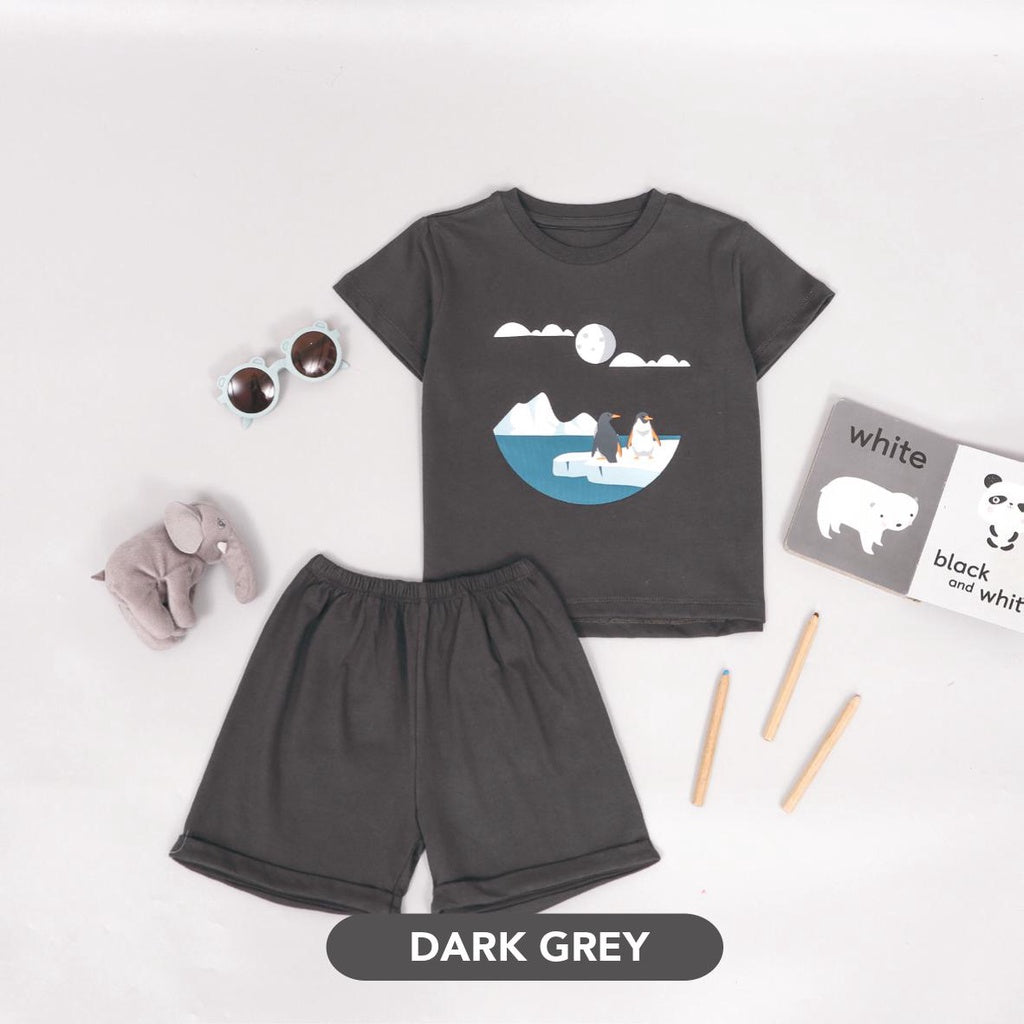 Mooi Setelan Anak Graphic Tee Set