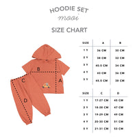 Mooi Setelan Anak Hoodie Unisex Hoodie Set