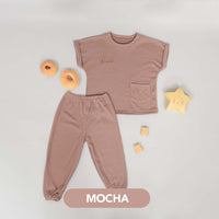 Mooi Setelan Anak Unisex Sheo Rib Set