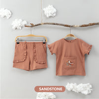Mooi Setelan Anak Perempuan Ruffle Emma Set