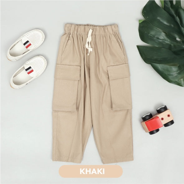 Mooi Celana Panjang Cargo Anak Laki-Laki Long Cargo Pants