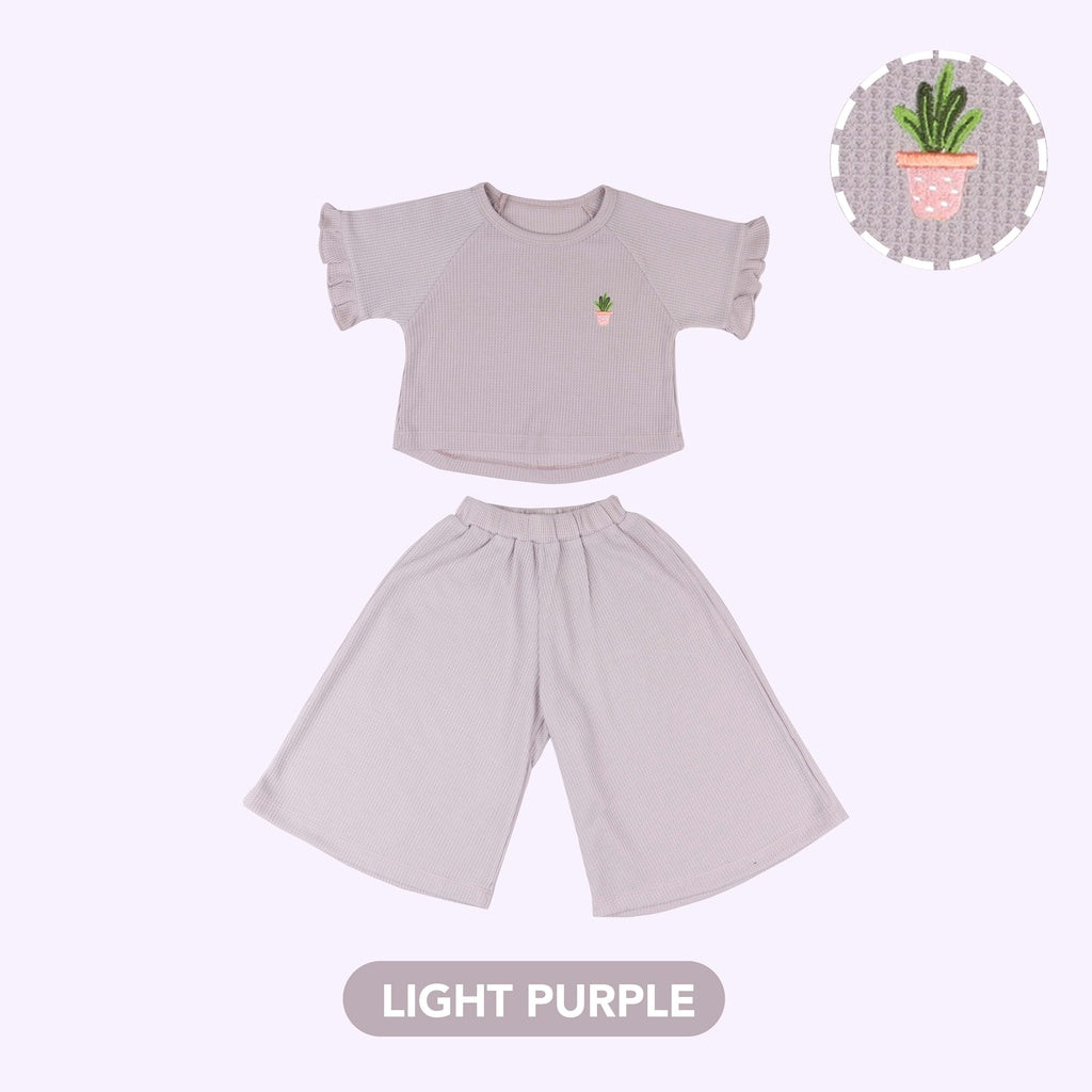 Mooi Setelan Anak Perempuan Noora Sleeve Ruffle Set