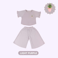 Mooi Setelan Anak Perempuan Noora Sleeve Ruffle Set