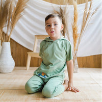 Mooi Setelan Anak Hoodie Unisex Hoodie Set