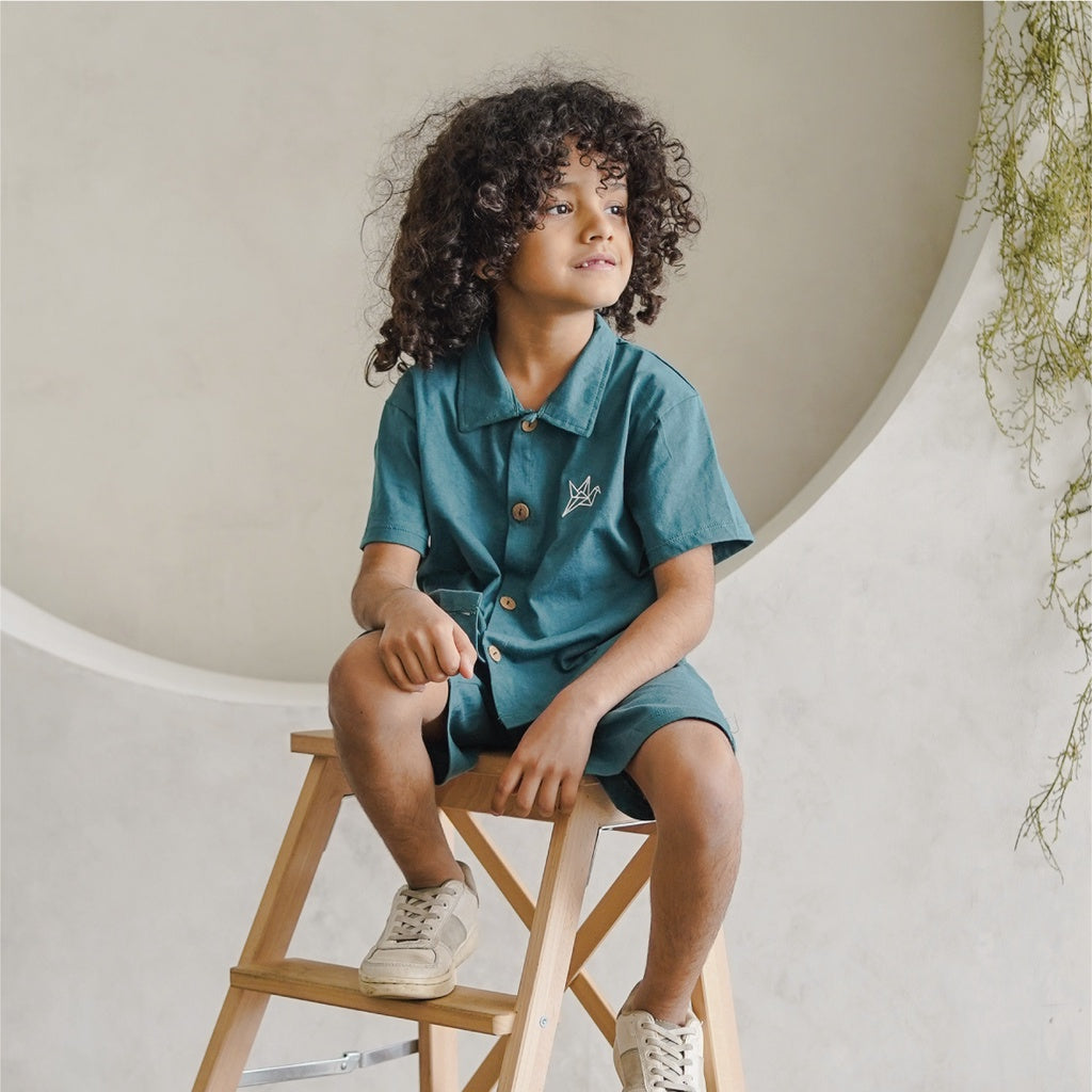 Mooi Setelan Anak Laki-laki Leon Set