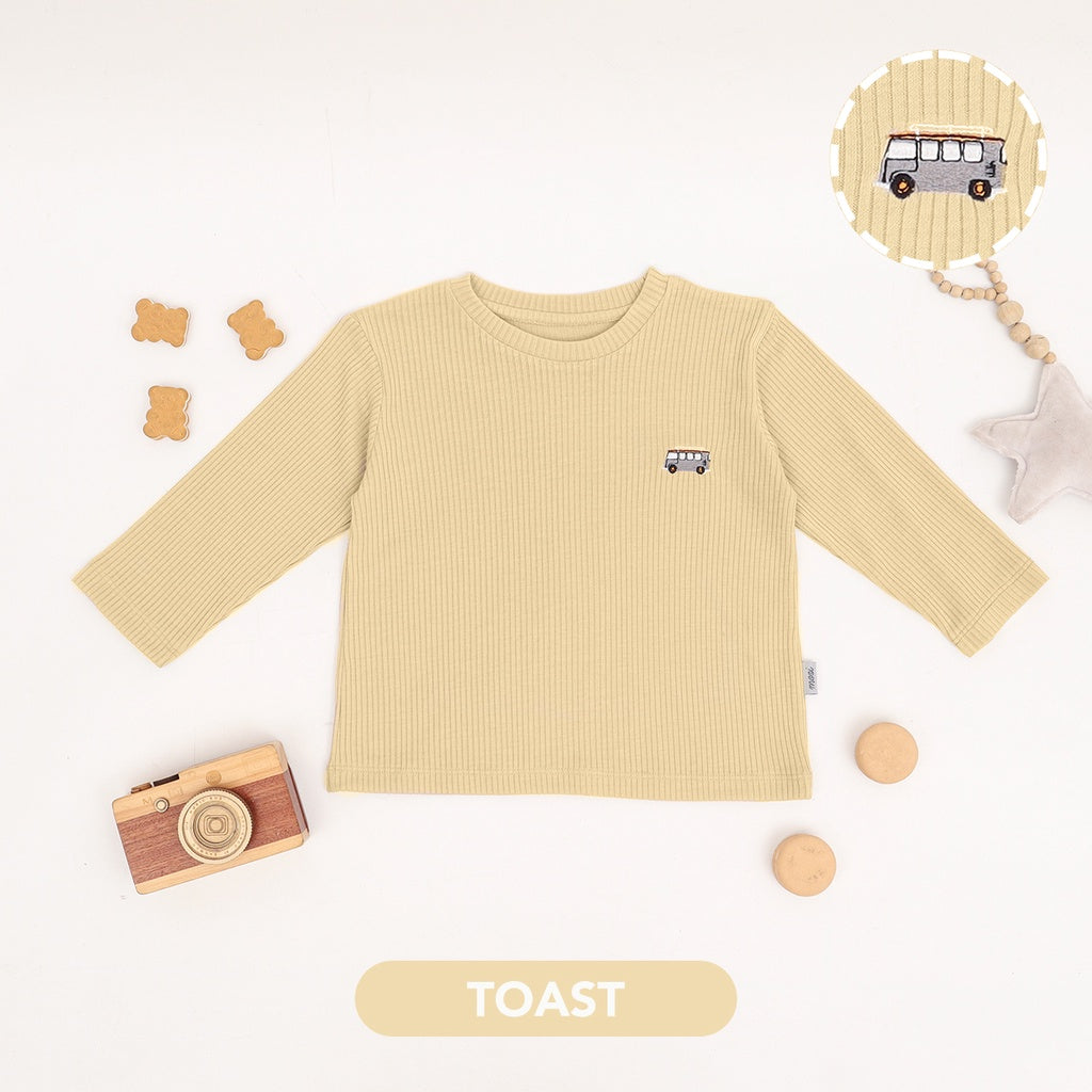 Mooi Sweater Anak Unisex Sweatshirt Rib