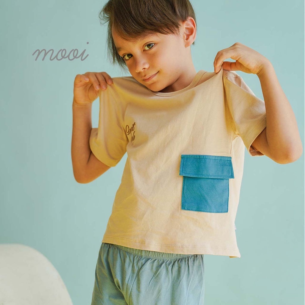 Mooi Atasan Anak Jio Pocket Top