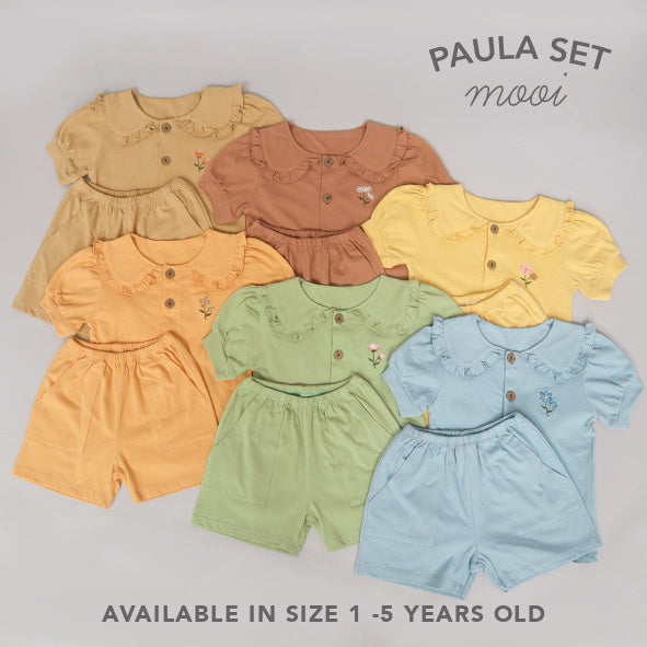 Mooi Setelan Anak Perempuan Paula Set