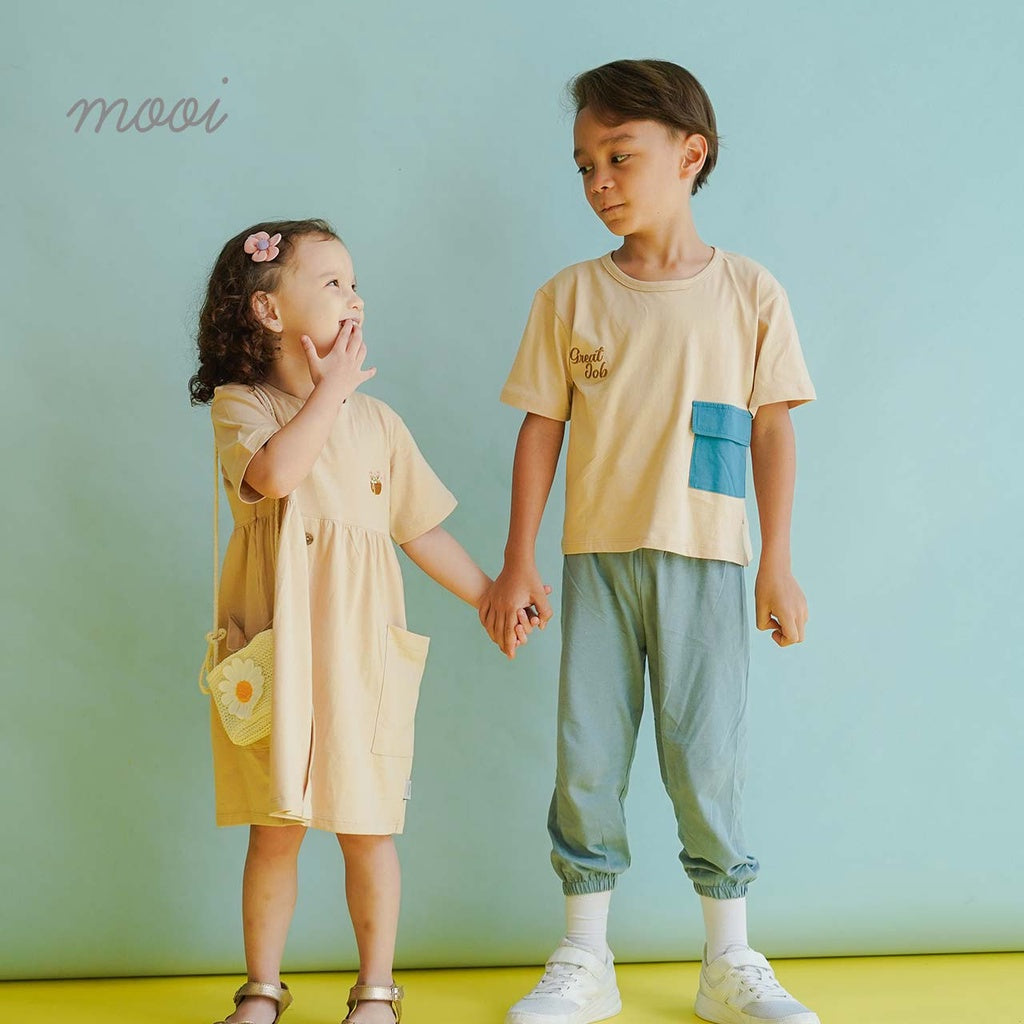 Mooi Atasan Anak Jio Pocket Top