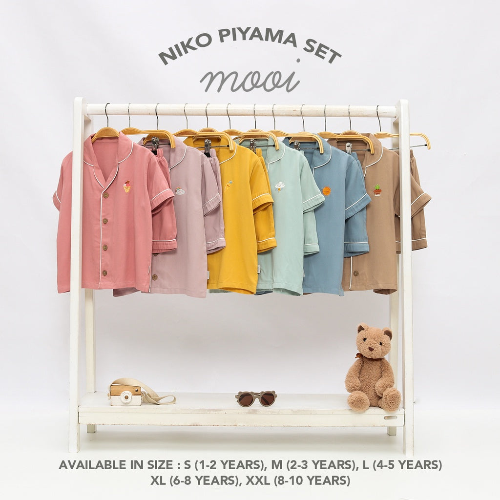 Mooi Piyama Anak Baju Tidur Anak Niko Piyama Set