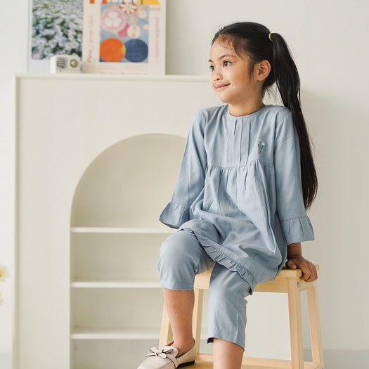 Mooi Setelan Anak Perempuan Mila Tunik Set