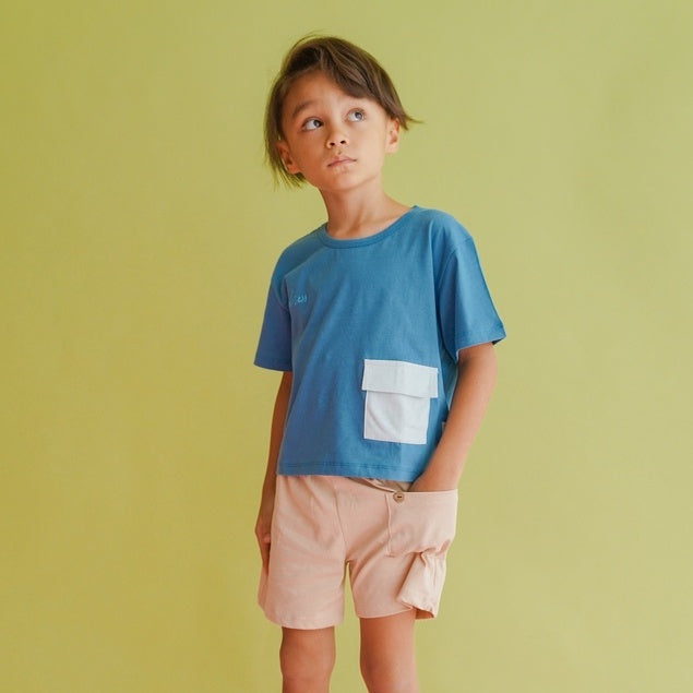 Mooi Atasan Anak Jio Pocket Top