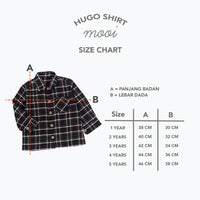 Mooi Kemeja Anak Flanel Hugo Shirt