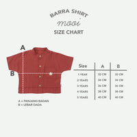 Mooi Kemeja Anak Laki-Laki Barra Shirt