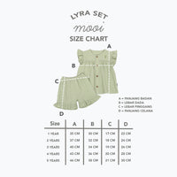 Mooi Setelan Anak Perempuan Lyra Set