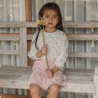 Mooi Atasan Anak Perempuan Erica Ruffle Blouse
