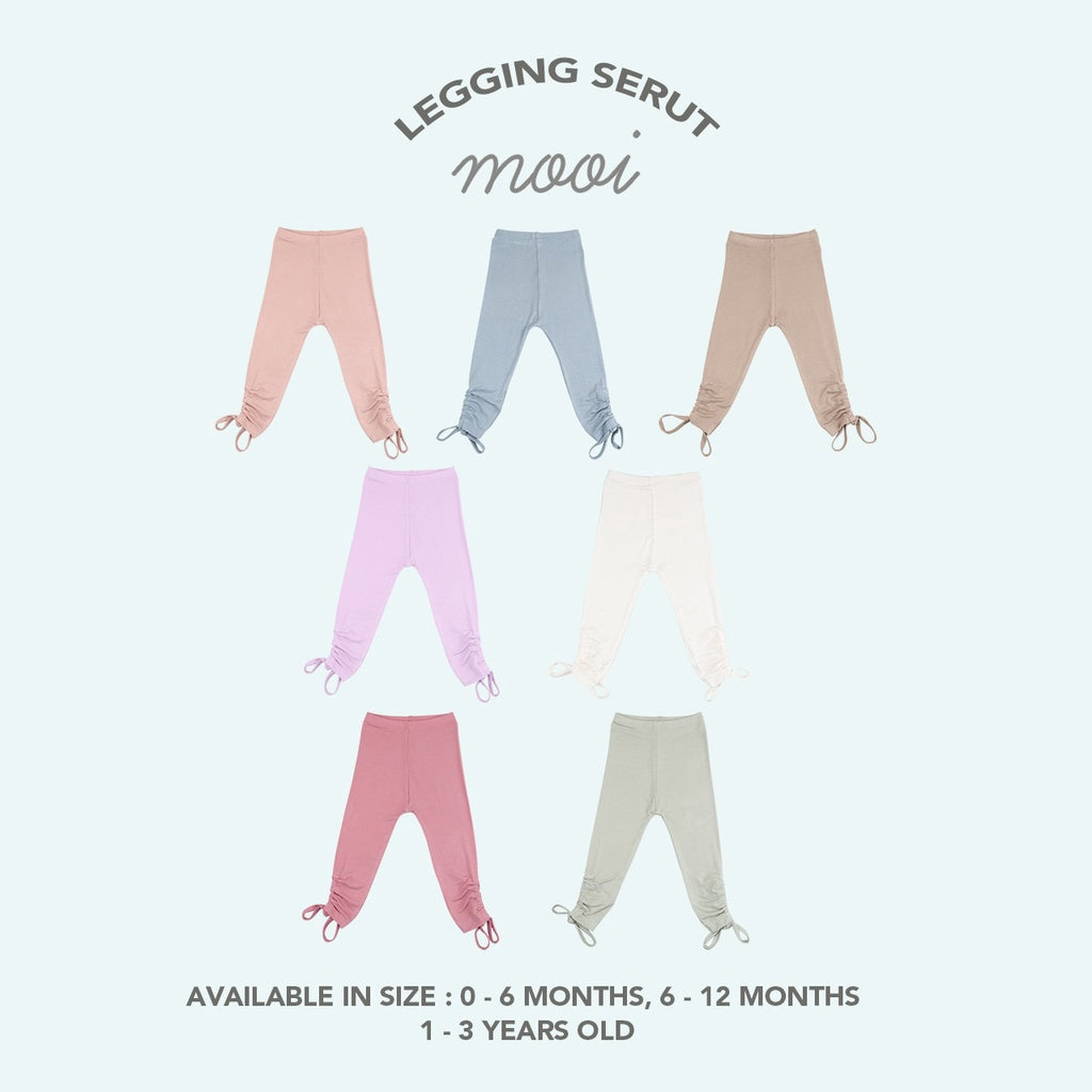 Mooi Legging Anak Serut Bawah Baby Legging