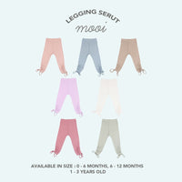 Mooi Legging Anak Serut Bawah Baby Legging