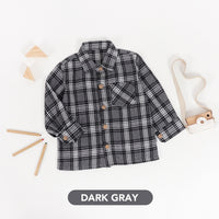 Mooi Kemeja Anak Flanel Hugo Shirt