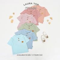 Mooi Atasan Anak Perempuan Laura Rib Top