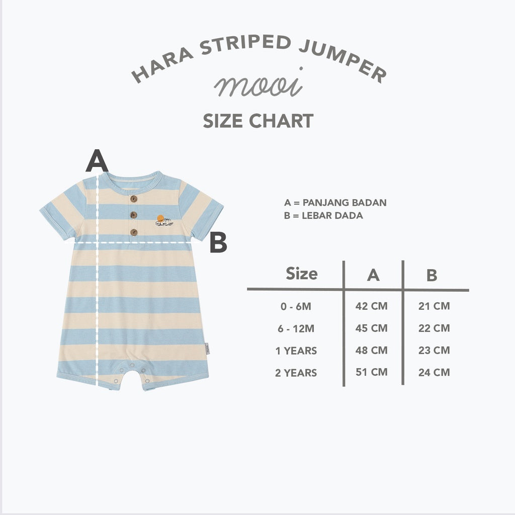 Mooi Jumper Bayi Hara Striped Jumper
