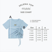Mooi Atasan Anak Perempuan Selena Rib Top
