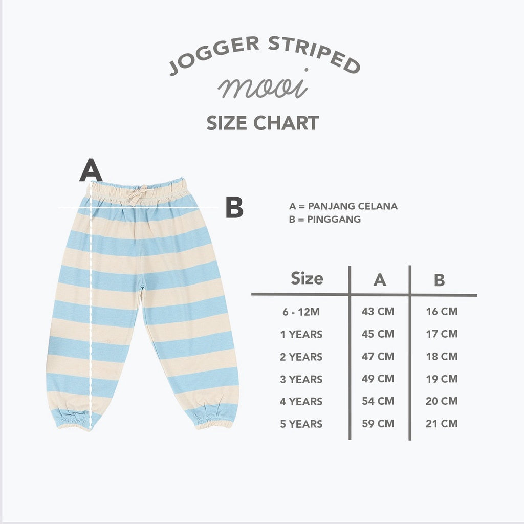 Mooi Celana Jogger Anak Jogger Striped