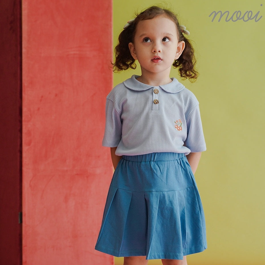 Mooi Atasan Anak Perempuan Laura Rib Top