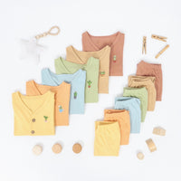 Mooi Setelan Panjang Bayi Long Button Set