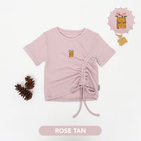 Mooi Atasan Anak Perempuan Selena Rib Top